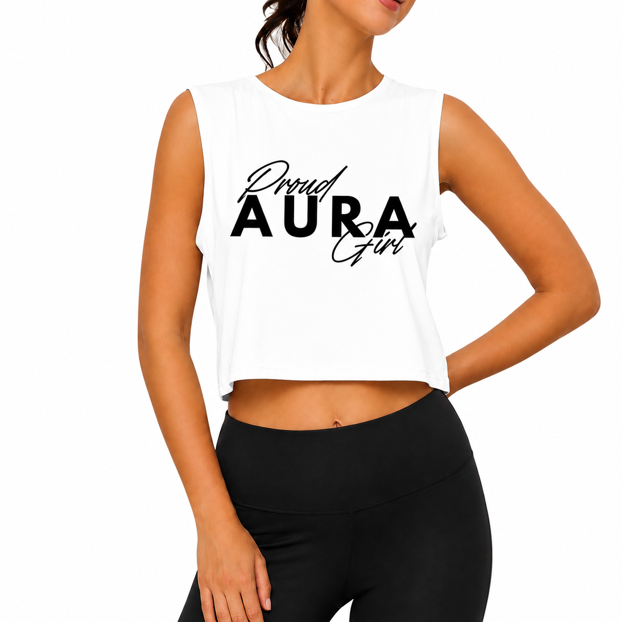 Crop-Top Proud Aura Girl
